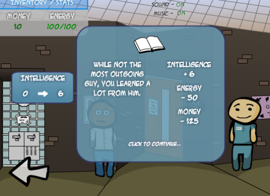 Community College Sim game screenshot