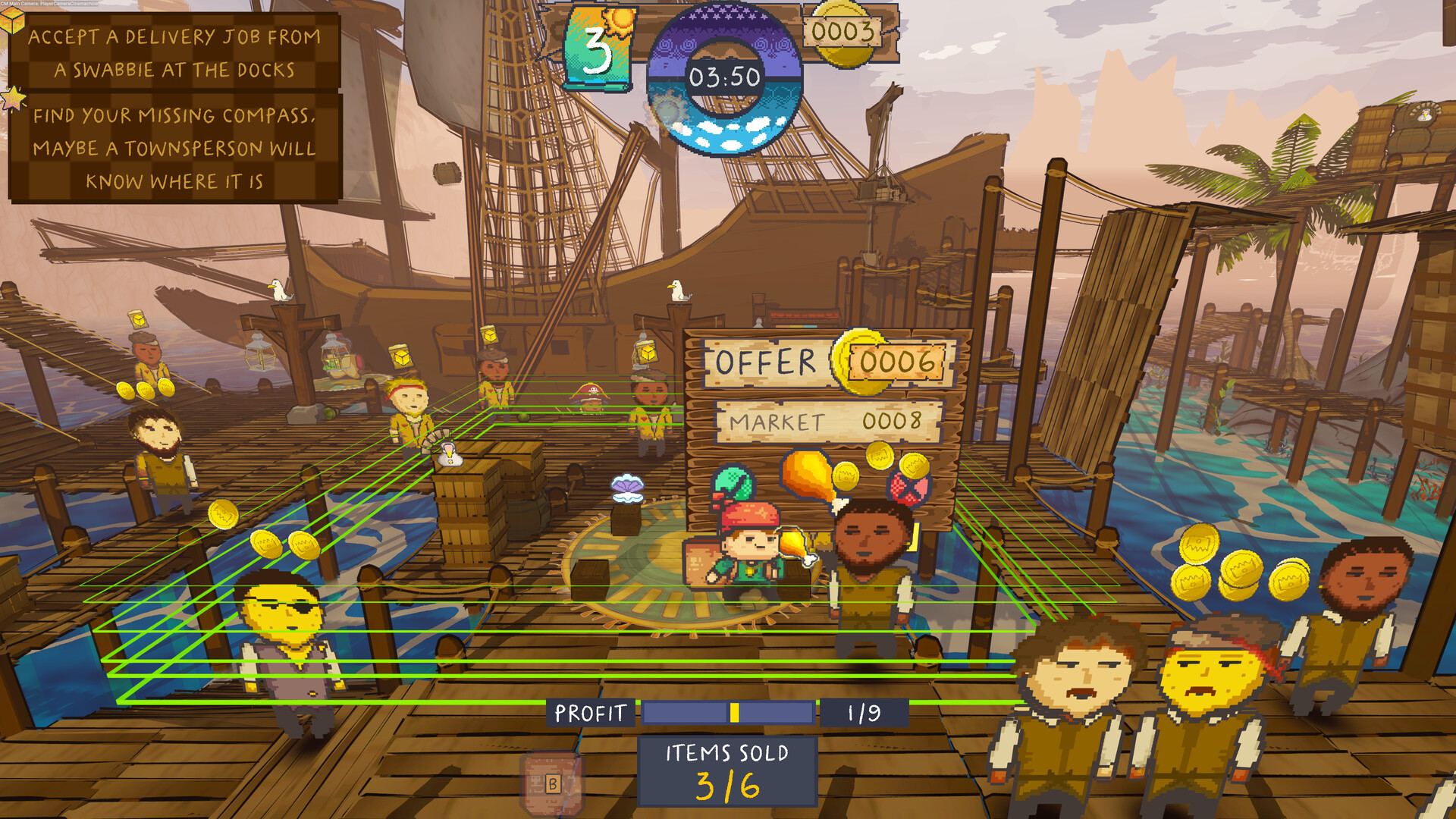 Dock King shopkeeping screenshot
